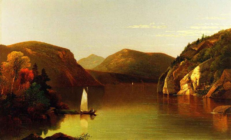 Moore, Albert Joseph Setting Sail on a Lake in the Adirondacks China oil painting art